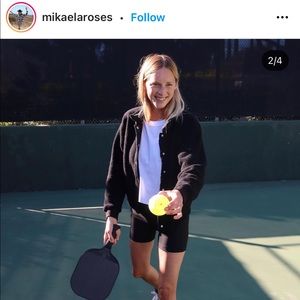 Outdoor Voices Sherpa Mega Fleece Bomber Jacket